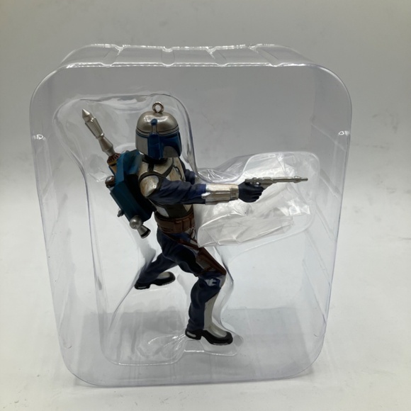 Star Wars Ornament Vintage Hallmark Jango Fett "Attack of The Clones"  In Box - Picture 3 of 9